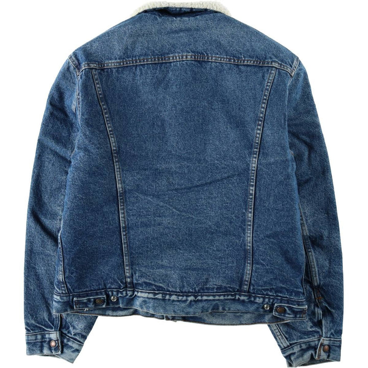 80s-90'S Levi's 71608-0216 Padded Denim Boa Jacket, Made in USA, Men's XL equivalent, Vintage cotton blue type Vintage Second Hand