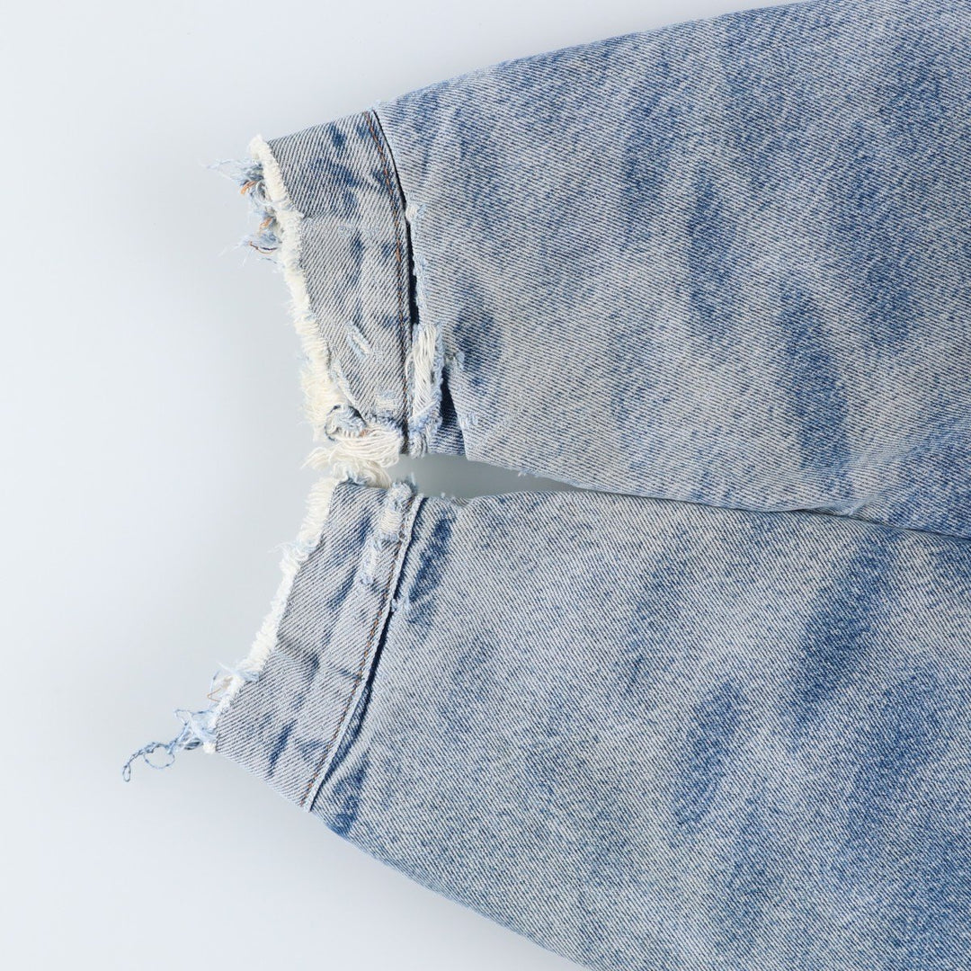 Levi's denim fleece jacket, men's size XL unclear Blue type light blue Vintage Second Hand