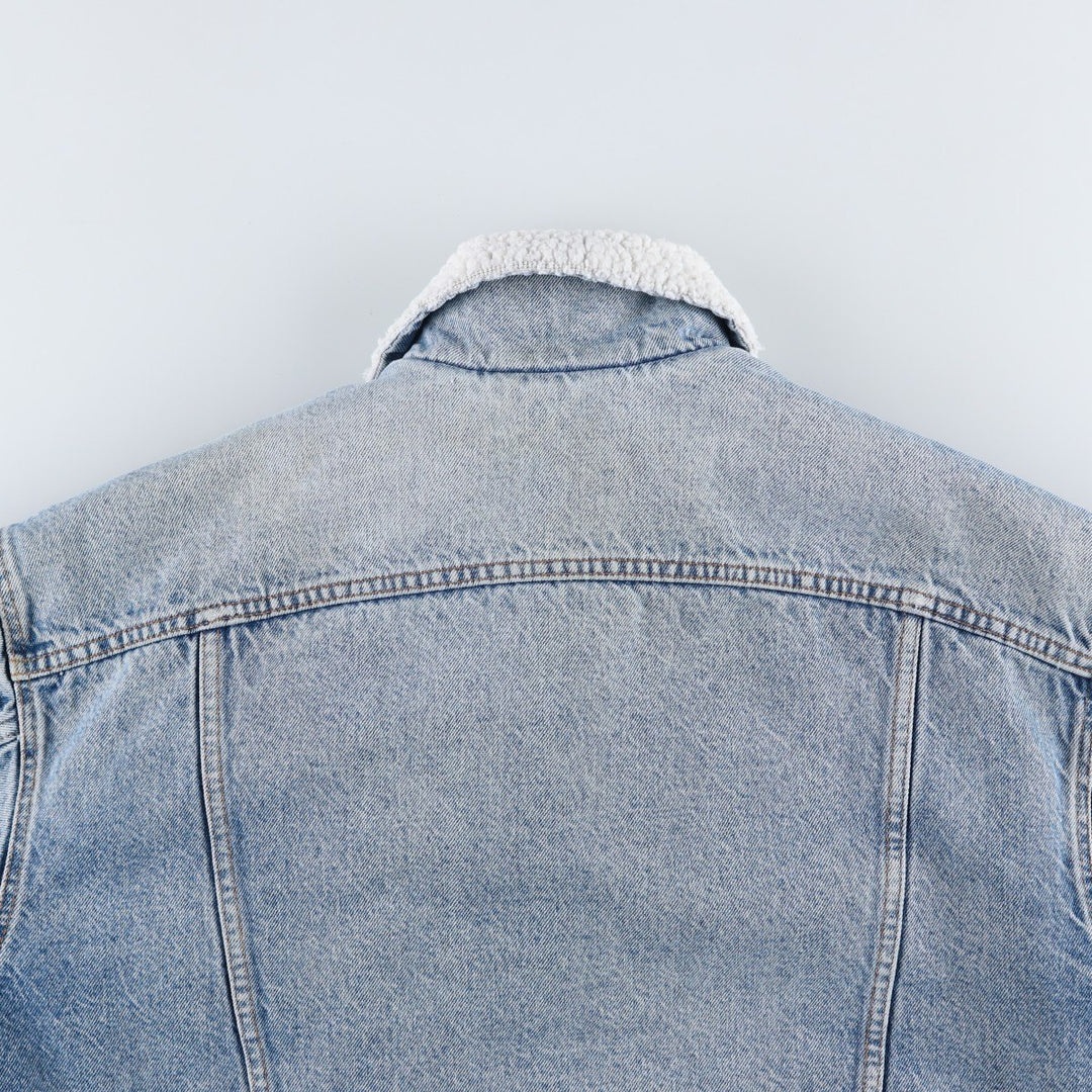 Levi's denim fleece jacket, men's size XL unclear Blue type light blue Vintage Second Hand