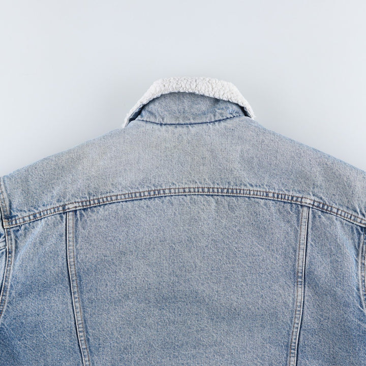 Levi's denim fleece jacket, men's size XL unclear Blue type light blue Vintage Second Hand