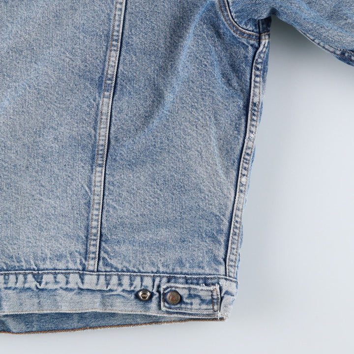 Levi's denim fleece jacket, men's size XL unclear Blue type light blue Vintage Second Hand