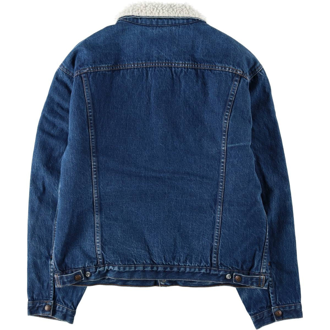 1980'S Levi's padded denim fleece jacket, men's size XL equivalent, vintage. cotton blue type Vintage Second Hand