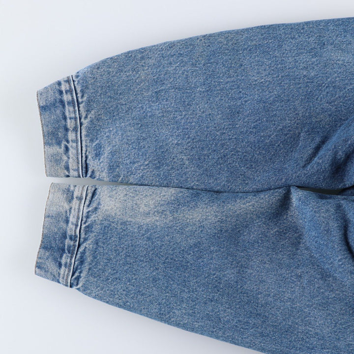 80s-90'S Levi's denim shearling jacket, made in USA, men's size XL equivalent, vintage. cotton blue type Vintage Second Hand