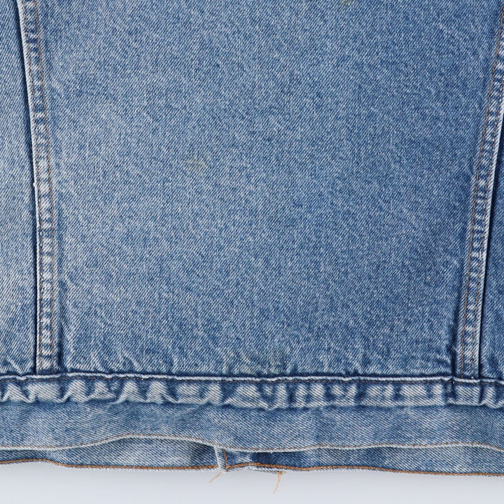 80s-90'S Levi's denim shearling jacket, made in USA, men's size XL equivalent, vintage. cotton blue type Vintage Second Hand