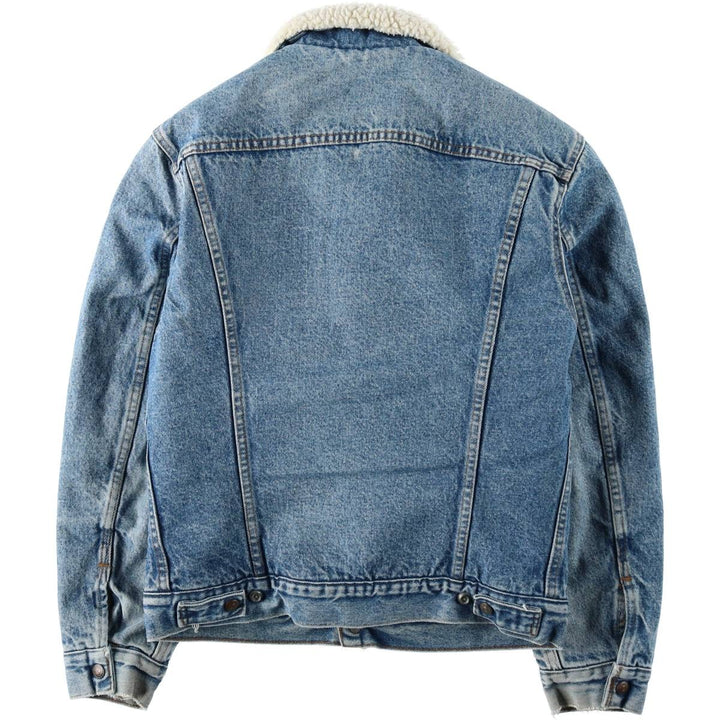Vintage 80s-90'S Levi's 70608-0216 Padded Denim Jacket, Made in USA, Men's Size Medium unclear blue type Vintage Second Hand