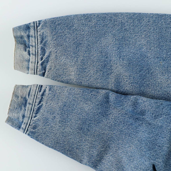Vintage 80s-90'S Levi's 70608-0216 Padded Denim Jacket, Made in USA, Men's Size Medium unclear blue type Vintage Second Hand