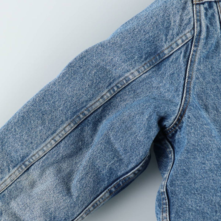 Vintage 80s-90'S Levi's 70608-0216 Padded Denim Jacket, Made in USA, Men's Size Medium unclear blue type Vintage Second Hand