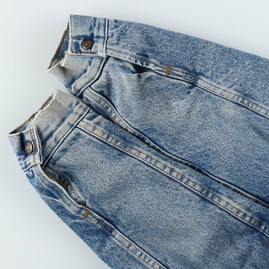 Vintage 80s-90'S Levi's 70608-0216 Padded Denim Jacket, Made in USA, Men's Size Medium unclear blue type Vintage Second Hand