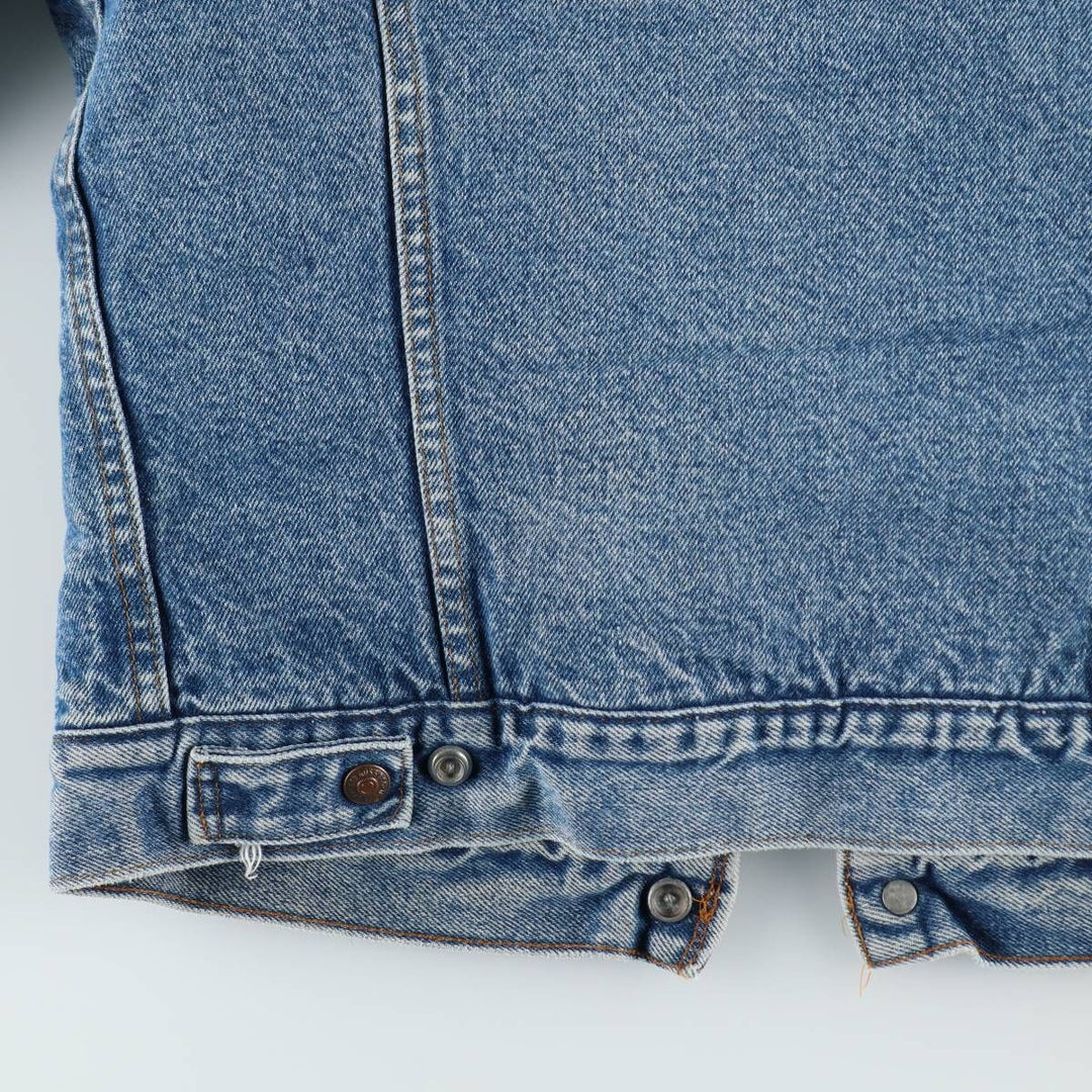 Vintage 80s-90'S Levi's 70608-0216 Padded Denim Jacket, Made in USA, Men's Size Medium unclear blue type Vintage Second Hand