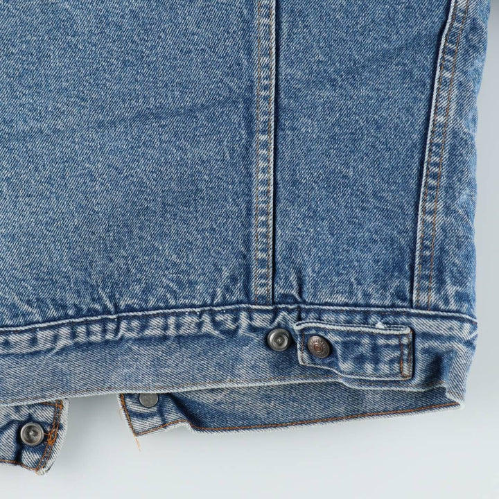 Vintage 80s-90'S Levi's 70608-0216 Padded Denim Jacket, Made in USA, Men's Size Medium unclear blue type Vintage Second Hand