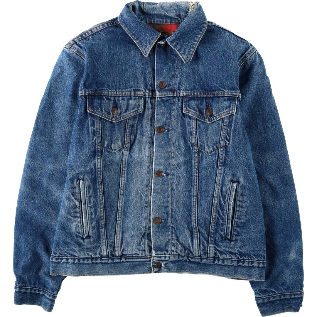 JCPenney PLAIN POCKETS Denim Jacket, Men's Size L (approx.), Vintage unclear blue type Vintage Second Hand