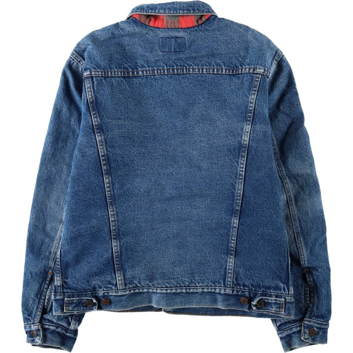 JCPenney PLAIN POCKETS Denim Jacket, Men's Size L (approx.), Vintage unclear blue type Vintage Second Hand