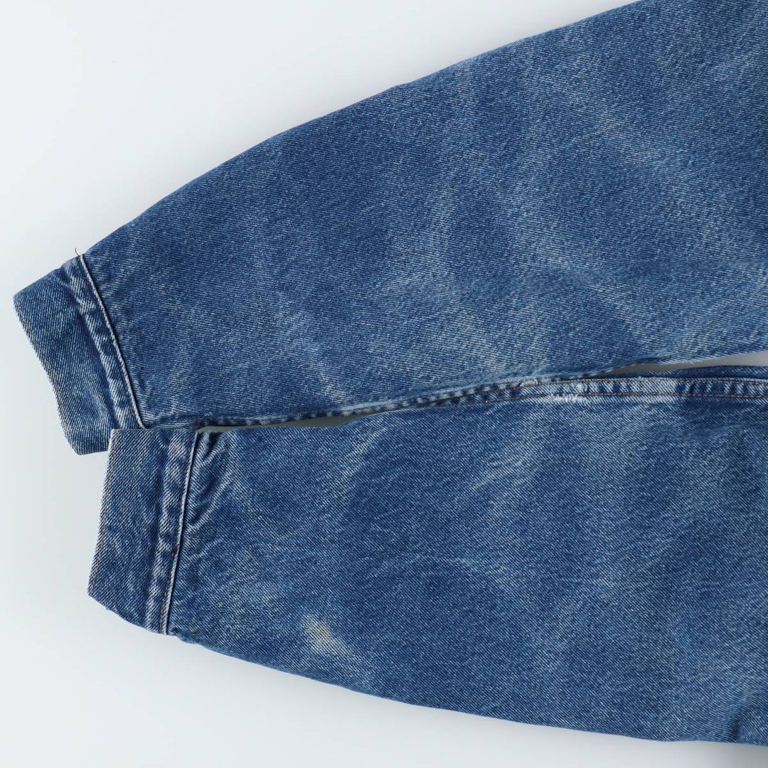 JCPenney PLAIN POCKETS Denim Jacket, Men's Size L (approx.), Vintage unclear blue type Vintage Second Hand