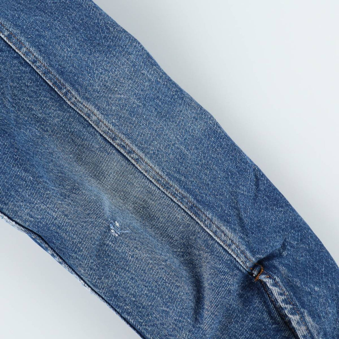 JCPenney PLAIN POCKETS Denim Jacket, Men's Size L (approx.), Vintage unclear blue type Vintage Second Hand