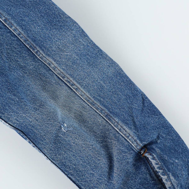 JCPenney PLAIN POCKETS Denim Jacket, Men's Size L (approx.), Vintage unclear blue type Vintage Second Hand