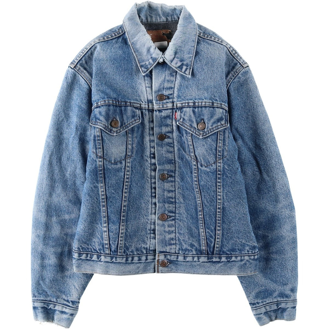 1980'S Levi's 70505-0317 Denim Jacket, Made in USA, Men's Size M (approx.), Vintage cotton blue type Vintage Second Hand