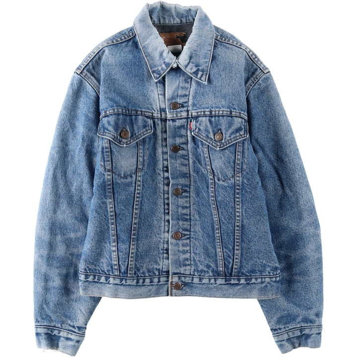 1980'S Levi's 70505-0317 Denim Jacket, Made in USA, Men's Size M (approx.), Vintage cotton blue type Vintage Second Hand