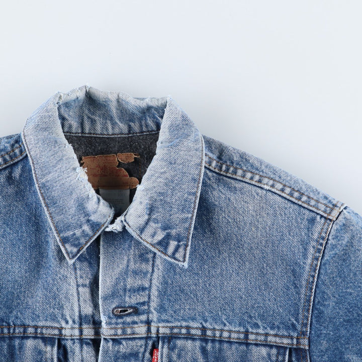 1980'S Levi's 70505-0317 Denim Jacket, Made in USA, Men's Size M (approx.), Vintage cotton blue type Vintage Second Hand