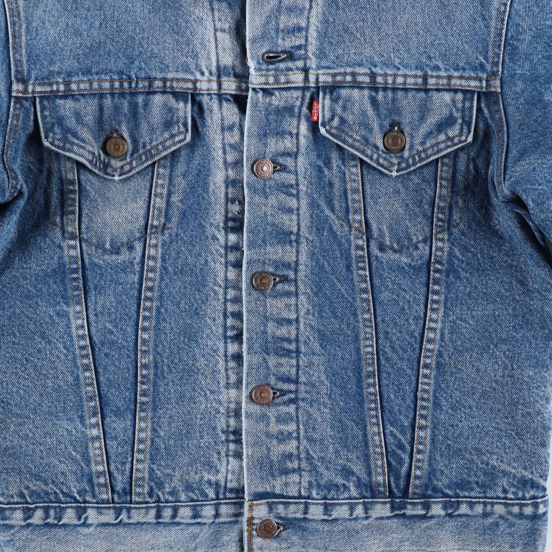 1980'S Levi's 70505-0317 Denim Jacket, Made in USA, Men's Size M (approx.), Vintage cotton blue type Vintage Second Hand