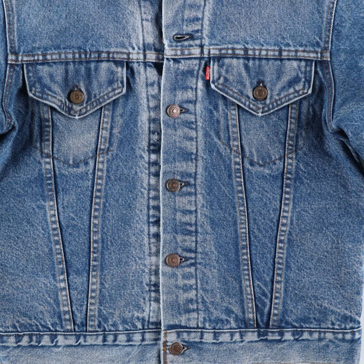 1980'S Levi's 70505-0317 Denim Jacket, Made in USA, Men's Size M (approx.), Vintage cotton blue type Vintage Second Hand