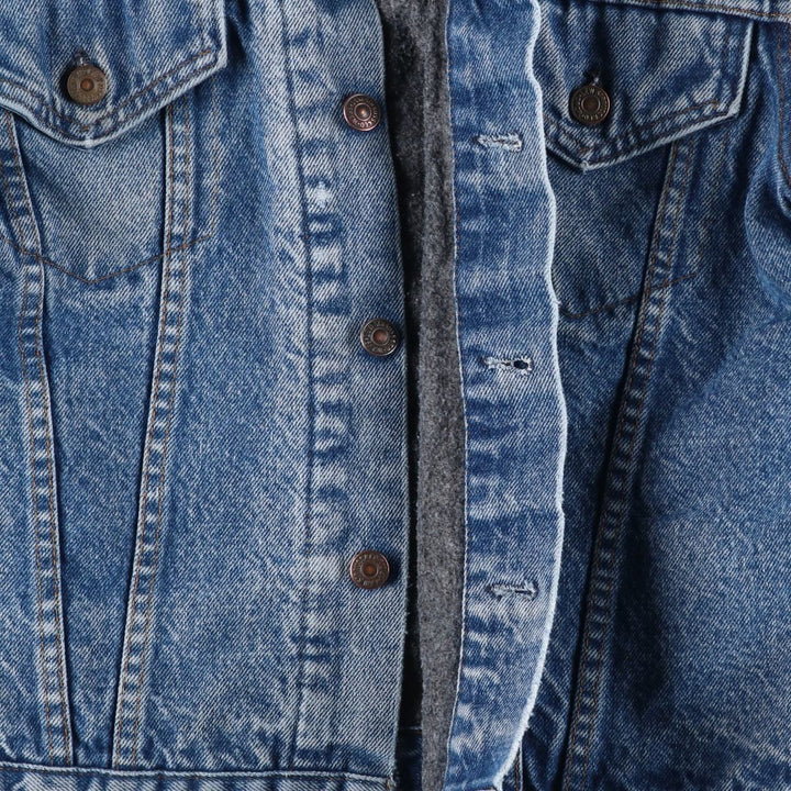 1980'S Levi's 70505-0317 Denim Jacket, Made in USA, Men's Size M (approx.), Vintage cotton blue type Vintage Second Hand
