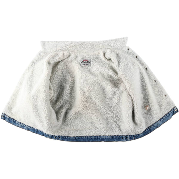 90'S Levi's padded denim fleece jacket, made in USA, men's size XXL equivalent. unclear blue type Vintage Second Hand