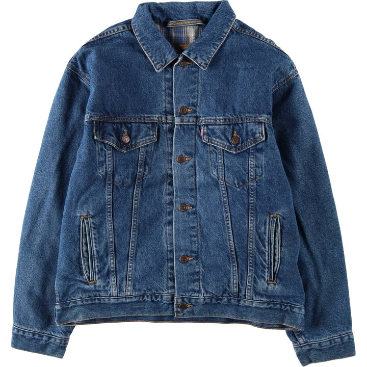 90'S Levi's denim jacket, denim jacket, made in the USA, men's size M, vintage cotton navy blue type Vintage Second Hand