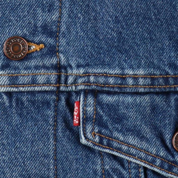 90'S Levi's denim jacket, denim jacket, made in the USA, men's size M, vintage cotton navy blue type Vintage Second Hand