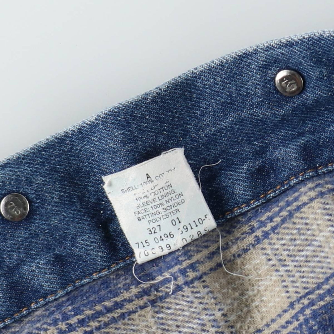 90'S Levi's denim jacket, denim jacket, made in the USA, men's size M, vintage cotton navy blue type Vintage Second Hand