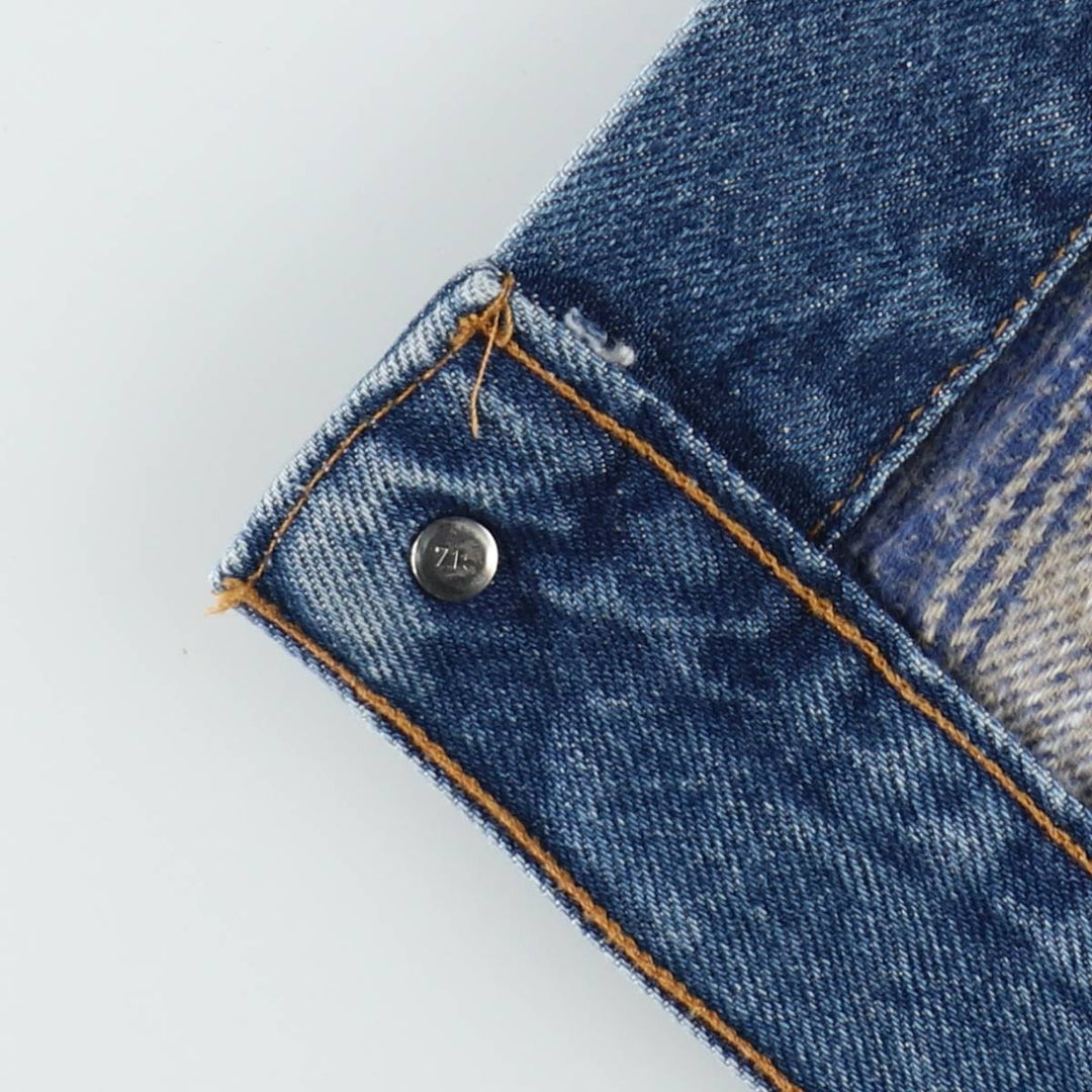 90'S Levi's denim jacket, denim jacket, made in the USA, men's size M, vintage cotton navy blue type Vintage Second Hand