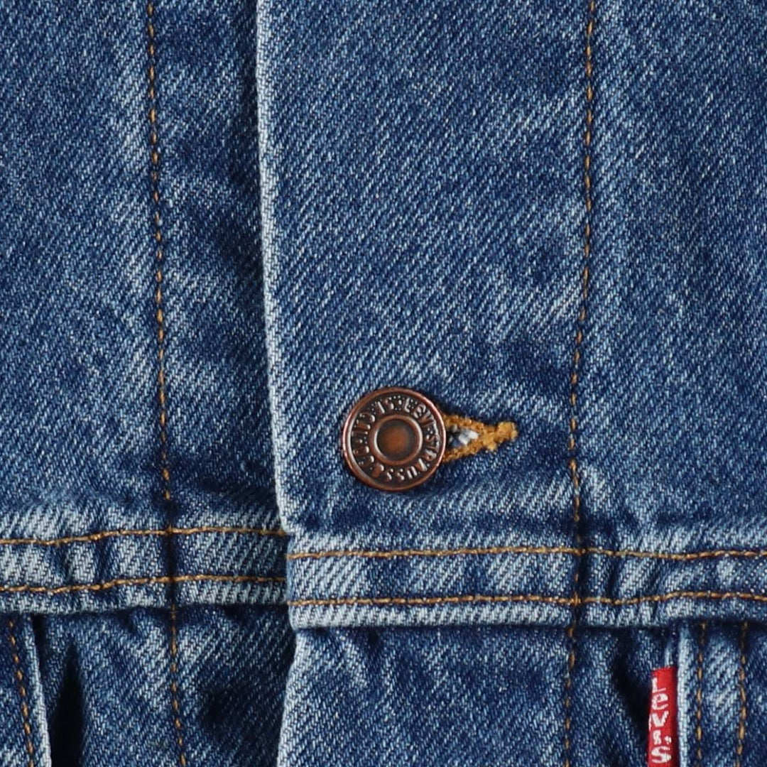 90'S Levi's denim jacket, denim jacket, made in the USA, men's size M, vintage cotton navy blue type Vintage Second Hand