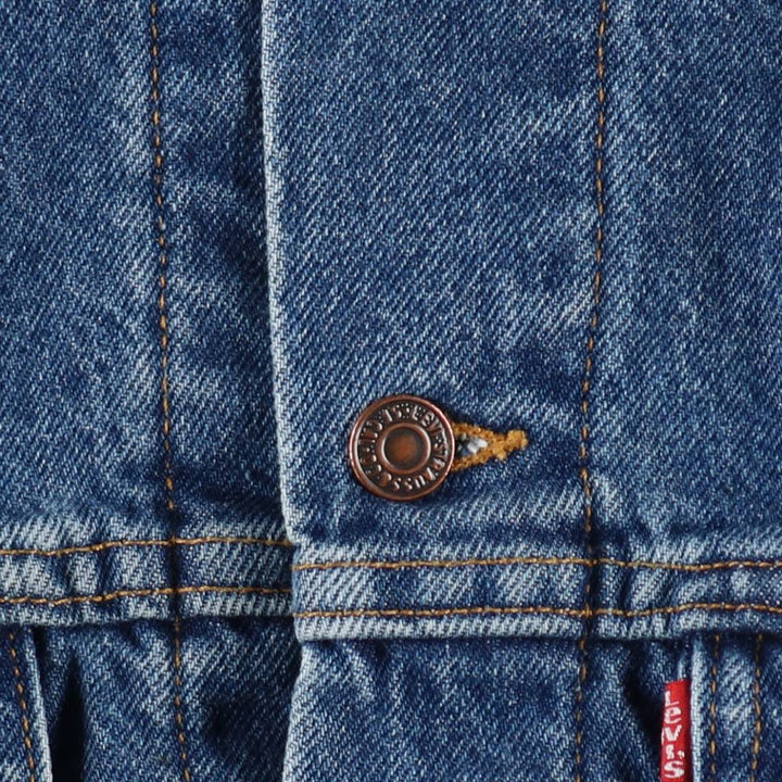 90'S Levi's denim jacket, denim jacket, made in the USA, men's size M, vintage cotton navy blue type Vintage Second Hand