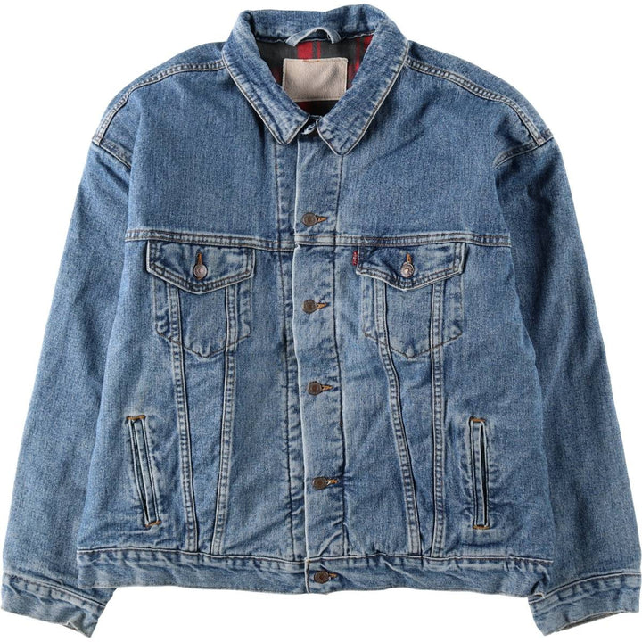 1990'S Levi's 70427-4391 Denim Jacket, Made in USA, Men's XL equivalent, Vintage. cotton blue type Vintage Second Hand