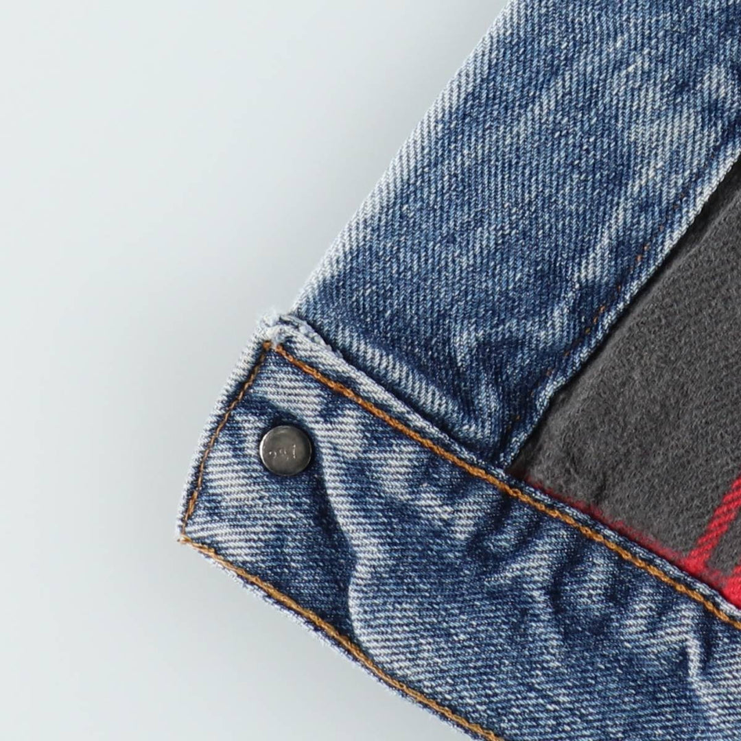 1990'S Levi's 70427-4391 Denim Jacket, Made in USA, Men's XL equivalent, Vintage. cotton blue type Vintage Second Hand