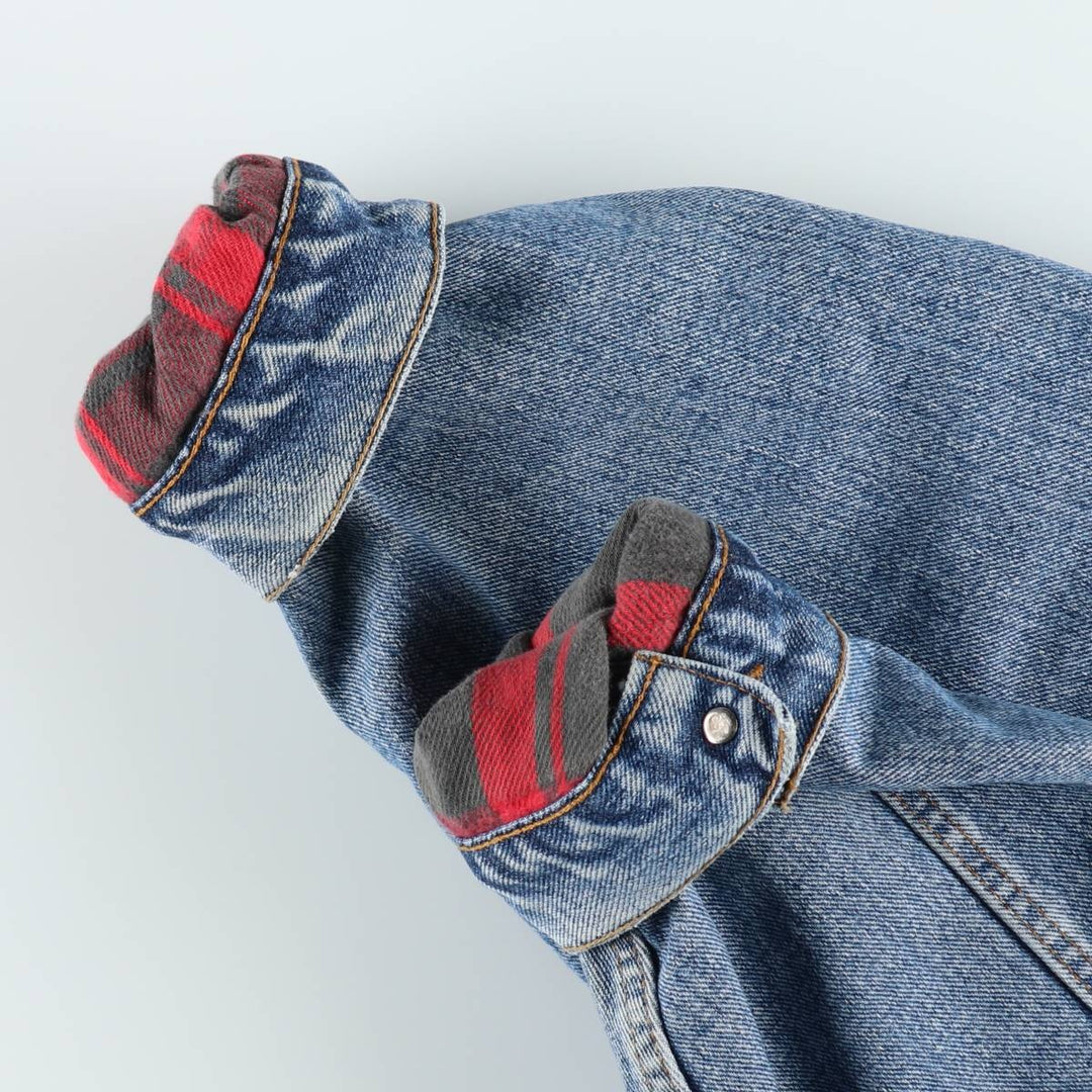 1990'S Levi's 70427-4391 Denim Jacket, Made in USA, Men's XL equivalent, Vintage. cotton blue type Vintage Second Hand