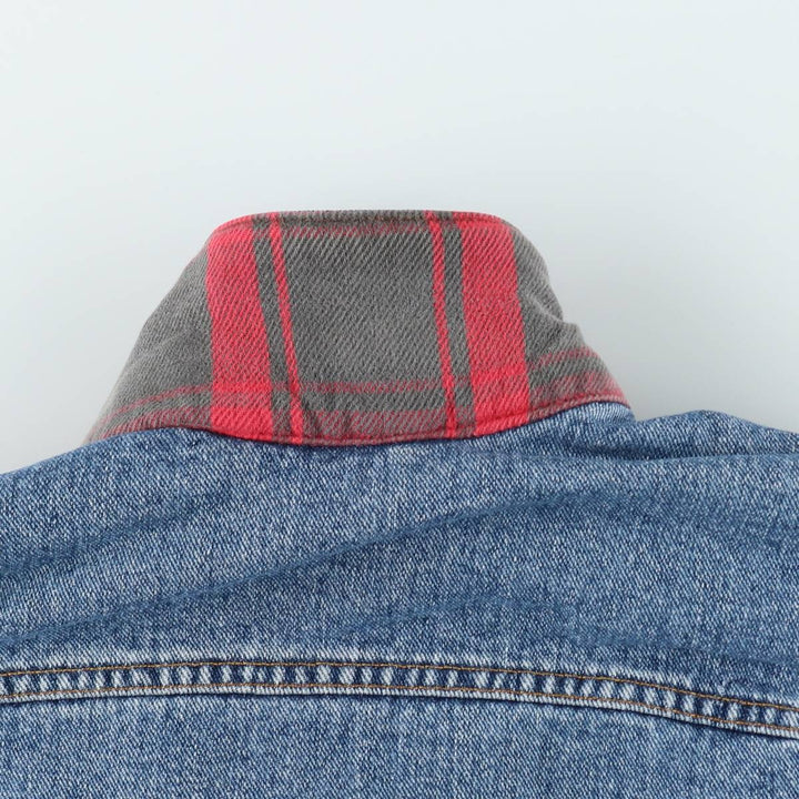 1990'S Levi's 70427-4391 Denim Jacket, Made in USA, Men's XL equivalent, Vintage. cotton blue type Vintage Second Hand