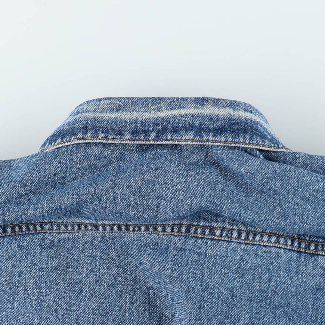 1990'S Levi's 70427-4391 Denim Jacket, Made in USA, Men's XL equivalent, Vintage. cotton blue type Vintage Second Hand