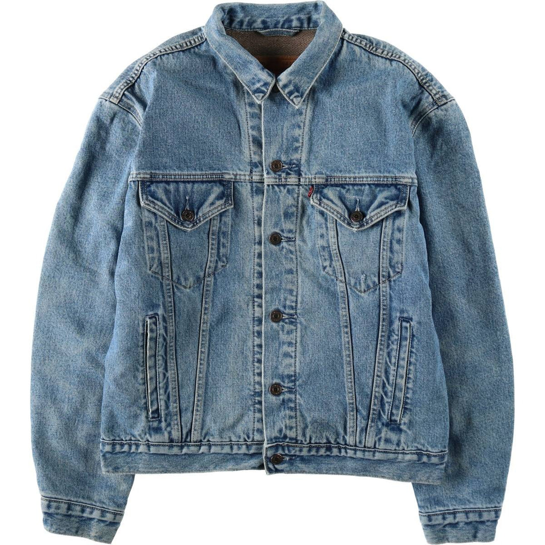 1990'S Levi's 70605-0215 Denim Jacket (Men's Size L equivalent) Vintage cotton blue type Vintage Second Hand