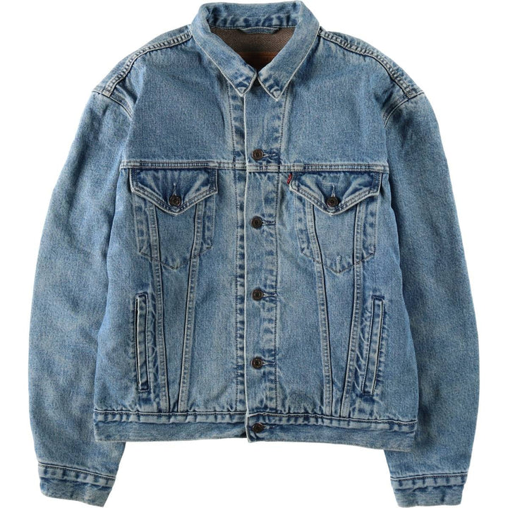 1990'S Levi's 70605-0215 Denim Jacket (Men's Size L equivalent) Vintage cotton blue type Vintage Second Hand