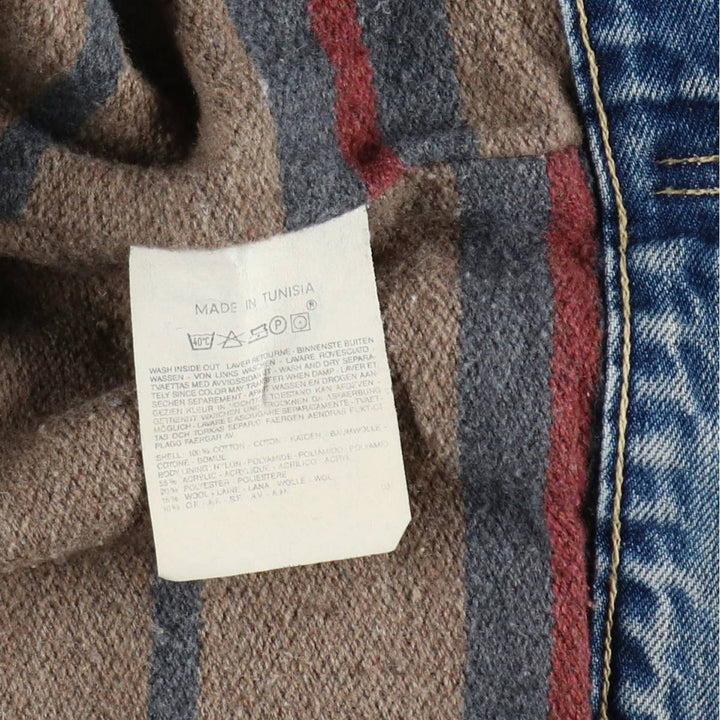 1990'S Levi's 70605-0215 Denim Jacket (Men's Size L equivalent) Vintage cotton blue type Vintage Second Hand