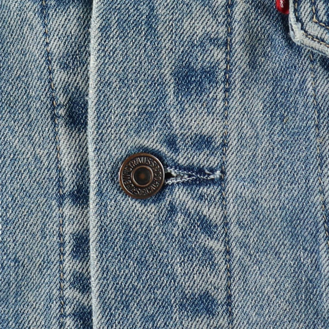 1990'S Levi's 70605-0215 Denim Jacket (Men's Size L equivalent) Vintage cotton blue type Vintage Second Hand