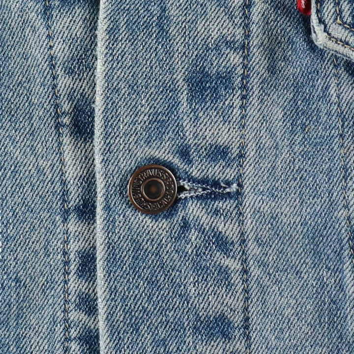 1990'S Levi's 70605-0215 Denim Jacket (Men's Size L equivalent) Vintage cotton blue type Vintage Second Hand