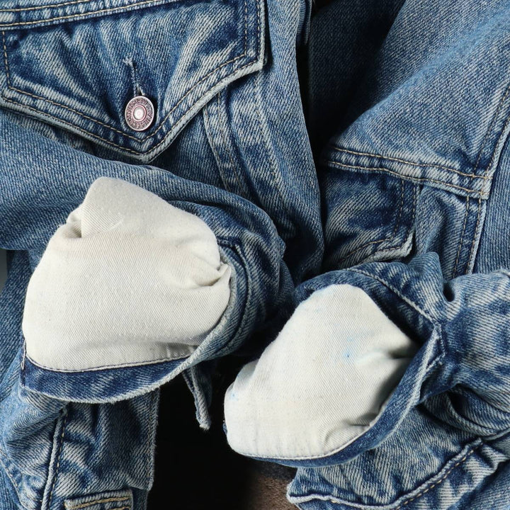 1990'S Levi's 70605-0215 Denim Jacket (Men's Size L equivalent) Vintage cotton blue type Vintage Second Hand