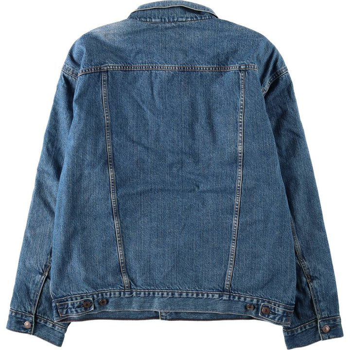 2000'S Levi's Signature padded denim jacket (men's size XL equivalent) cotton blue type Vintage Second Hand