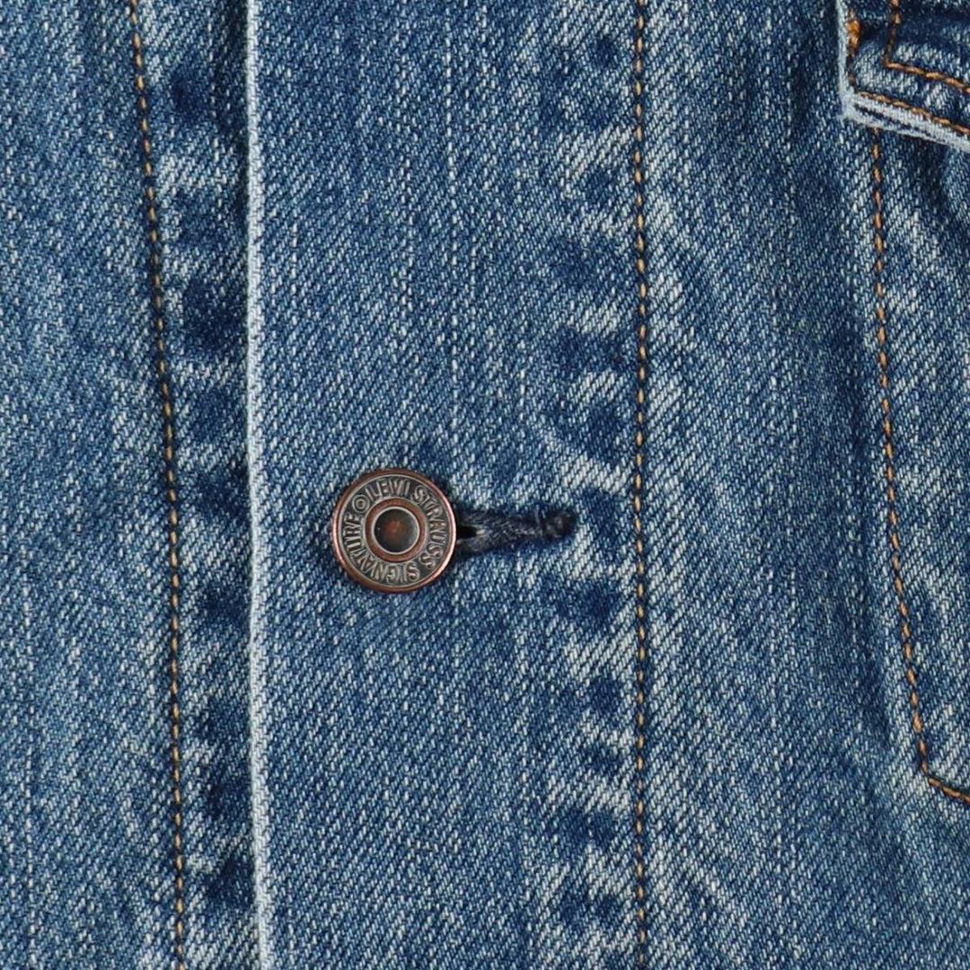 2000'S Levi's Signature padded denim jacket (men's size XL equivalent) cotton blue type Vintage Second Hand