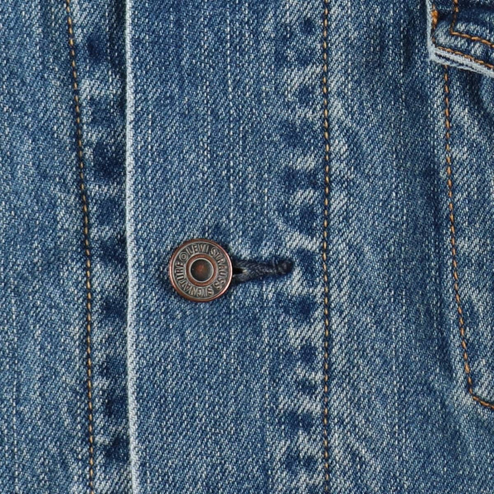 2000'S Levi's Signature padded denim jacket (men's size XL equivalent) cotton blue type Vintage Second Hand