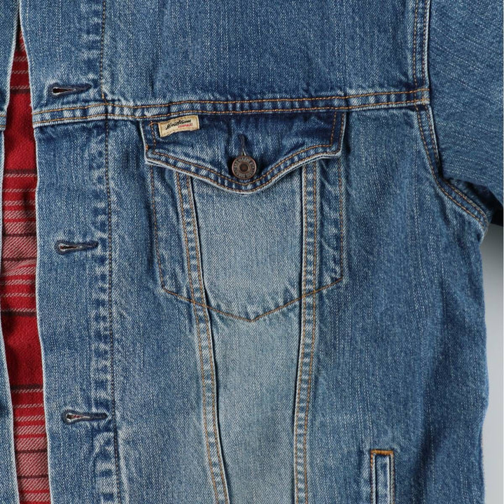 2000'S Levi's Signature padded denim jacket (men's size XL equivalent) cotton blue type Vintage Second Hand
