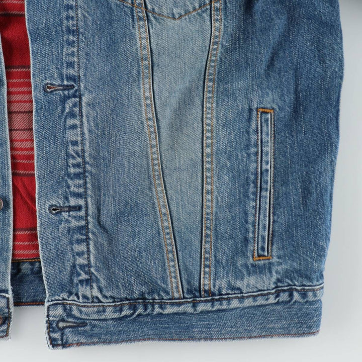 2000'S Levi's Signature padded denim jacket (men's size XL equivalent) cotton blue type Vintage Second Hand