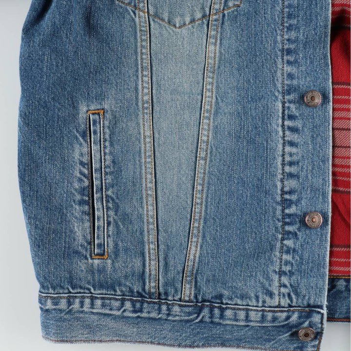 2000'S Levi's Signature padded denim jacket (men's size XL equivalent) cotton blue type Vintage Second Hand