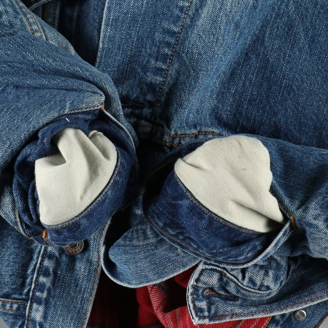 2000'S Levi's Signature padded denim jacket (men's size XL equivalent) cotton blue type Vintage Second Hand